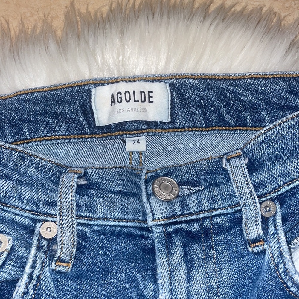 Agolde Slim Skinny Toni Jeans - Picture 4 of 8